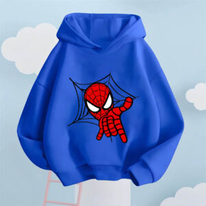 Avengers Spider-Man Print Hoodie for Boys and Girls