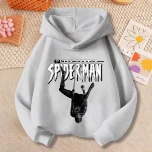 Kids Peter Parker Upside Down Spider-Man Graphic Fleece Hoodie