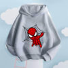 Avengers Spider-Man Print Hoodie for Boys and Girls