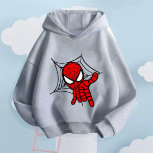 Avengers Spider-Man Print Hoodie for Boys and Girls