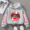 Kids Avengers Team Hoodie Marvel Super Heroes Group Print Daily Wear