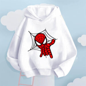 Avengers Spider-Man Print Hoodie for Boys and Girls